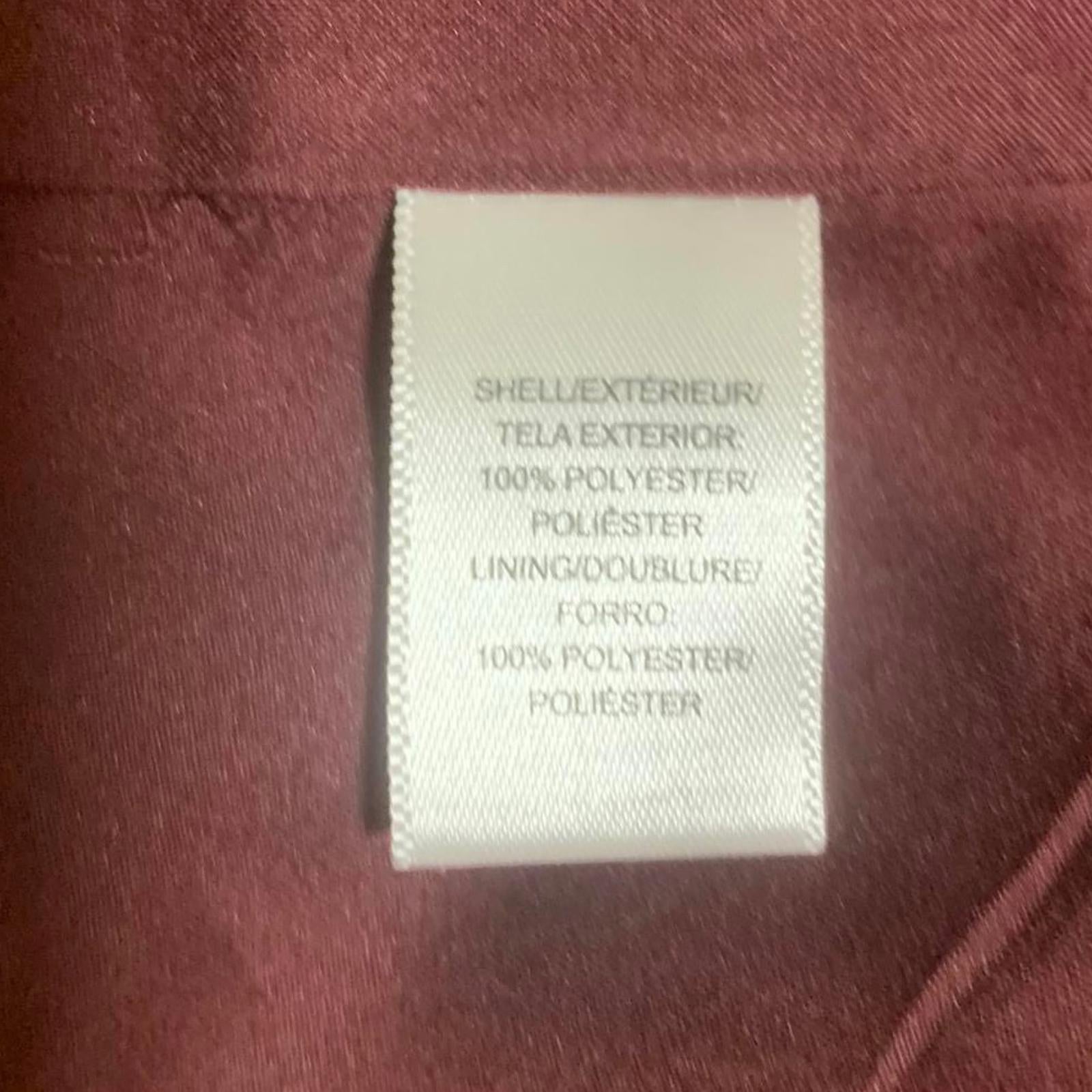 LOFT Ann Taylor Women's Jacket Size S Petite Burgundy Polka Dot Blazer