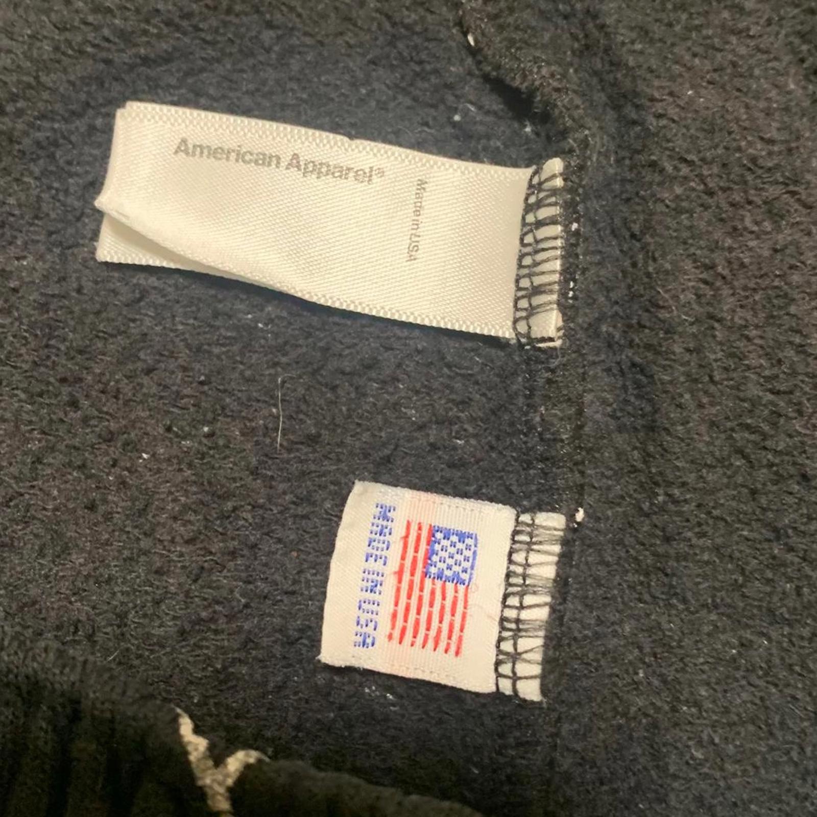 Pantalones deportivos con estampado geométrico en blanco y negro para hombre de American Apparel, talla M