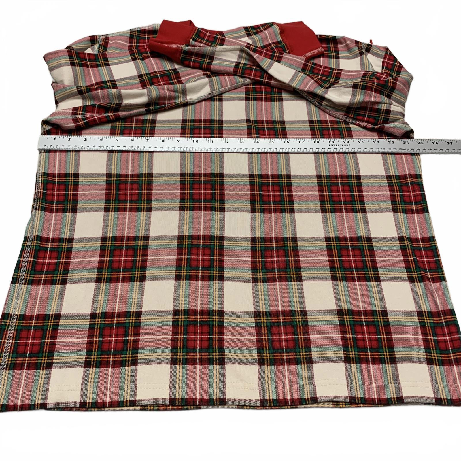 Camisa de manga larga a cuadros rojos de Hanna Andersson, talla XXL, para mujer, de algodón orgánico