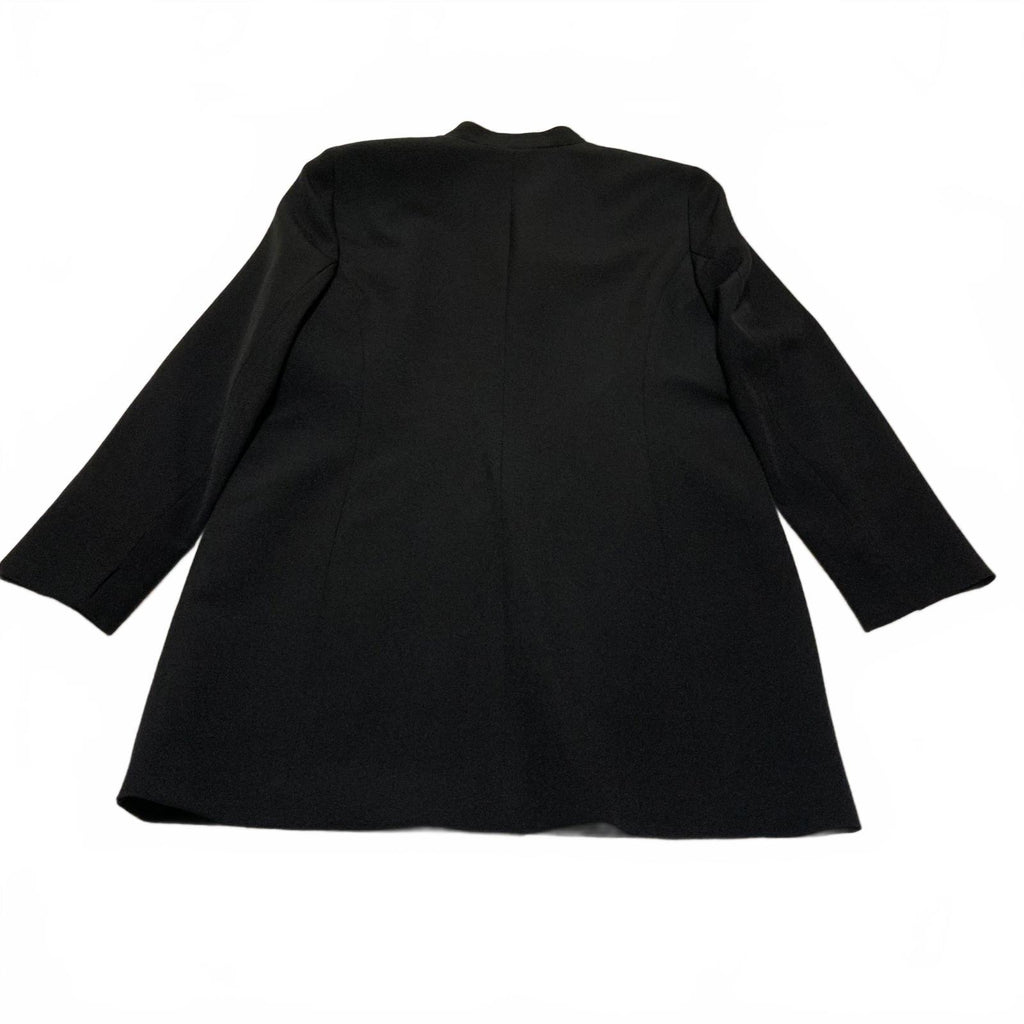 Chaqueta blazer negra abierta para mujer Kasper, talla 12, forrada, para trabajo y oficina