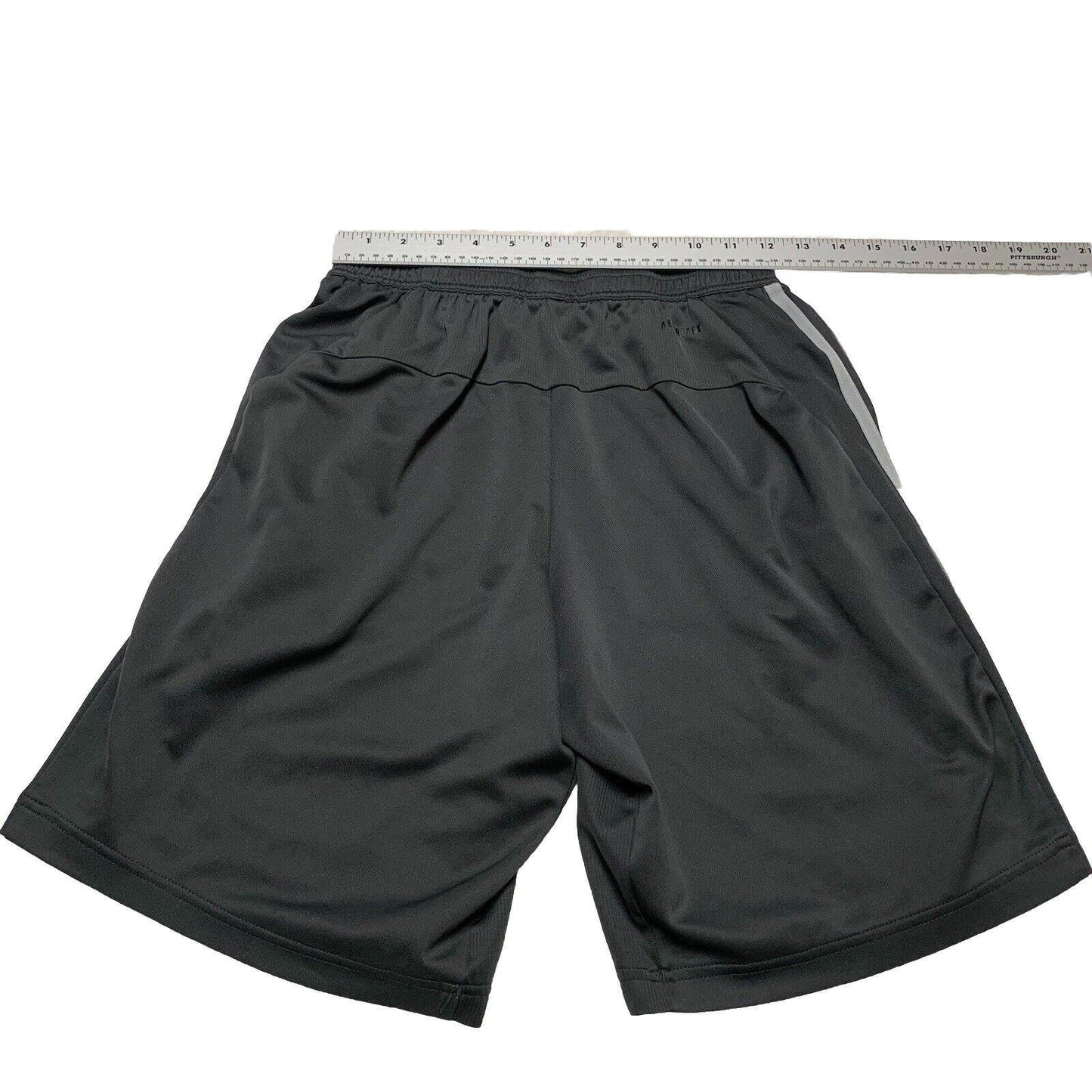 Adidas Primeblue Shorts Size S Gray Designed 2 Move 3-Stripes