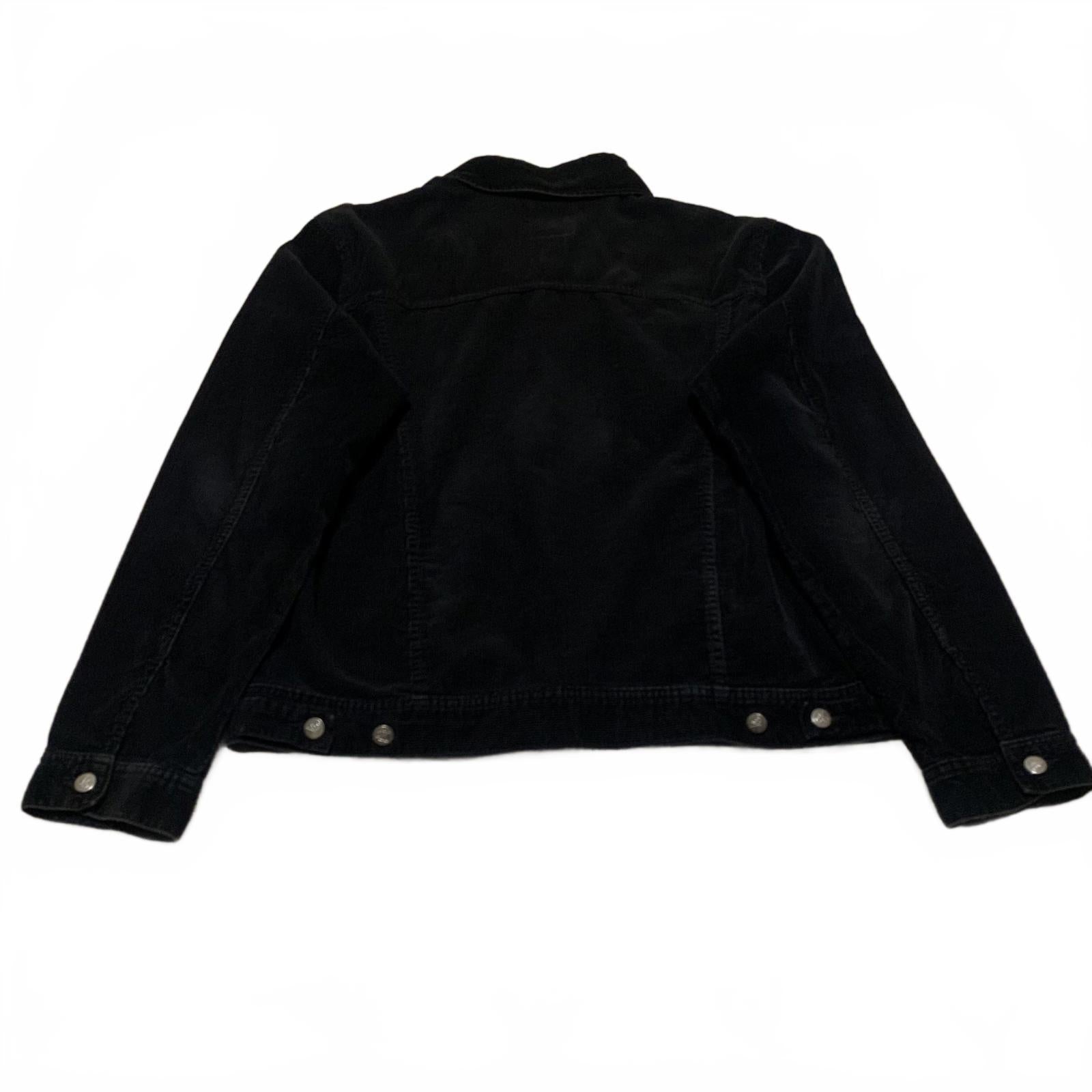 Chaqueta de pana azul marino oscuro de algodón de Calvin Klein para mujer, talla L, años 90