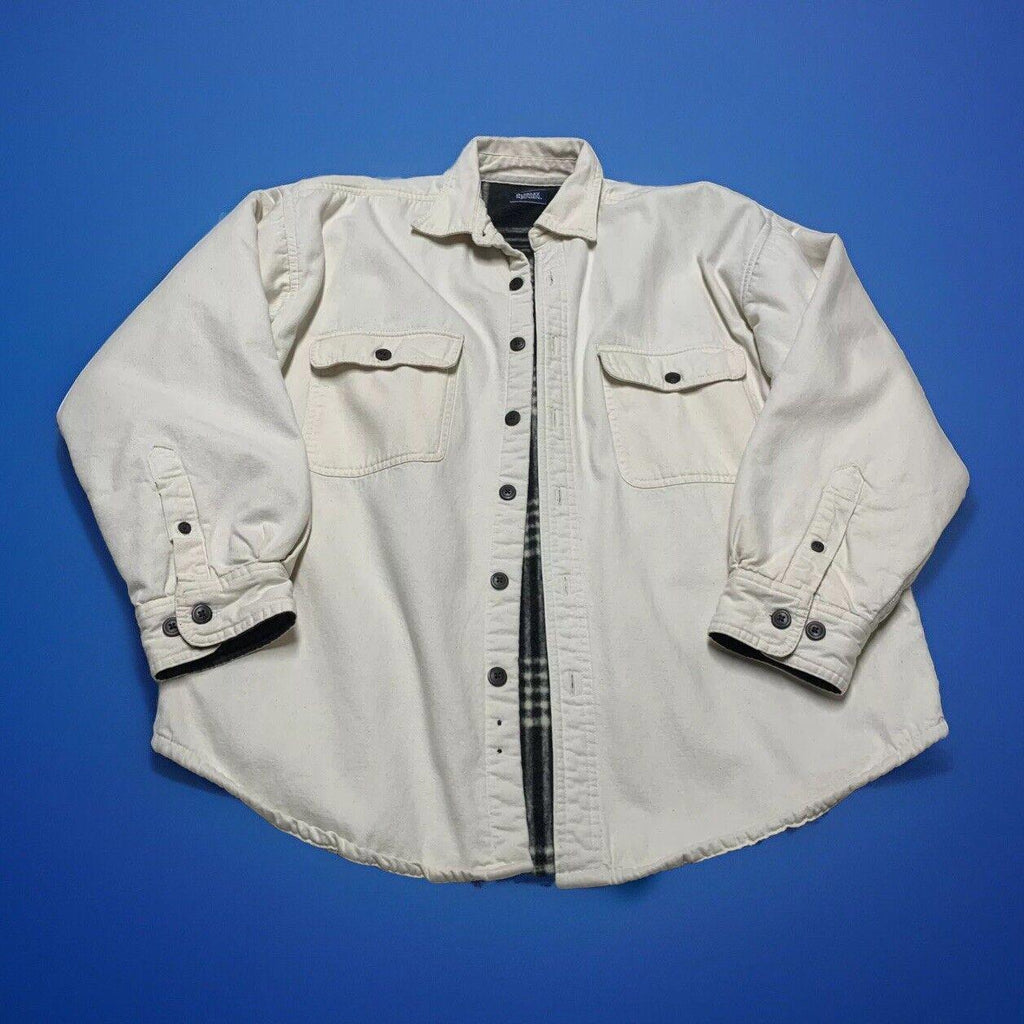 Camisa Berkley &amp; Jensen con forro blanco hueso grande para hombre