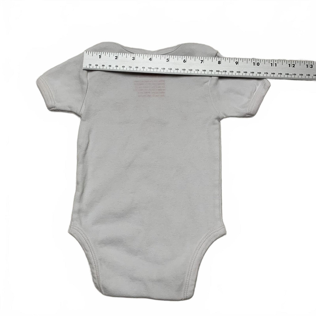 Camiseta oficial con licencia del Departamento de Bomberos de Nueva York, talla 6-9 meses, color blanco y rojo, para bebé.