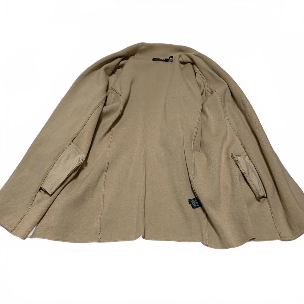 Chaqueta blazer beige Lauren Ralph Lauren para mujer, talla XL, moderna y ligera
