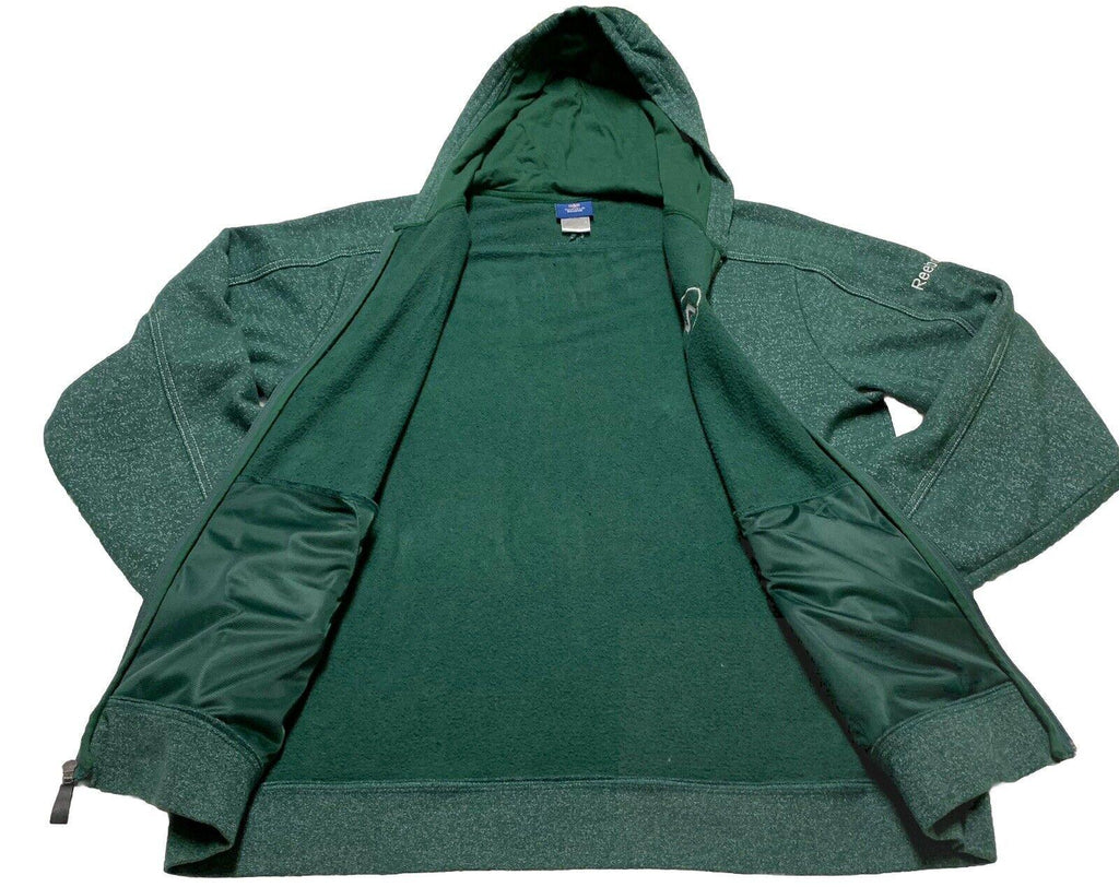 Reebok On Field New York NFL Men's M Green Hoodie Sweatshirt Full Zip