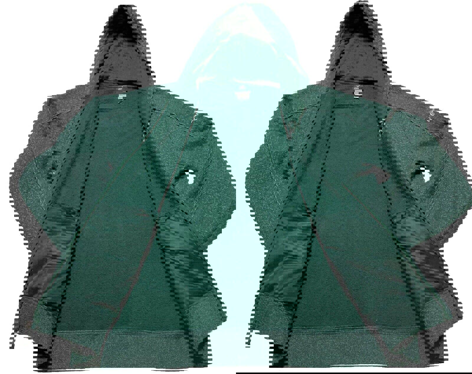 Sudadera con capucha y cremallera completa Reebok On Field New York NFL para hombre, color verde, talla M