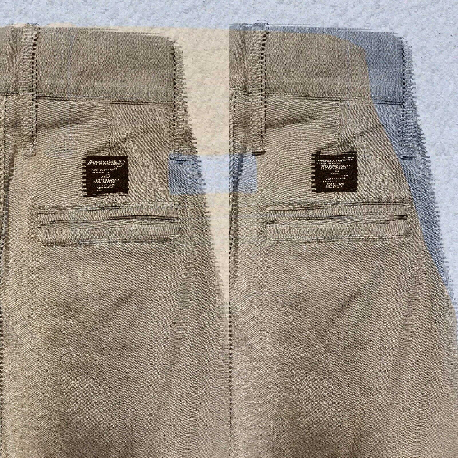 Pantalón chino ajustado de algodón de pierna recta para hombre, talla 29R, de Armani Exchange, A/X