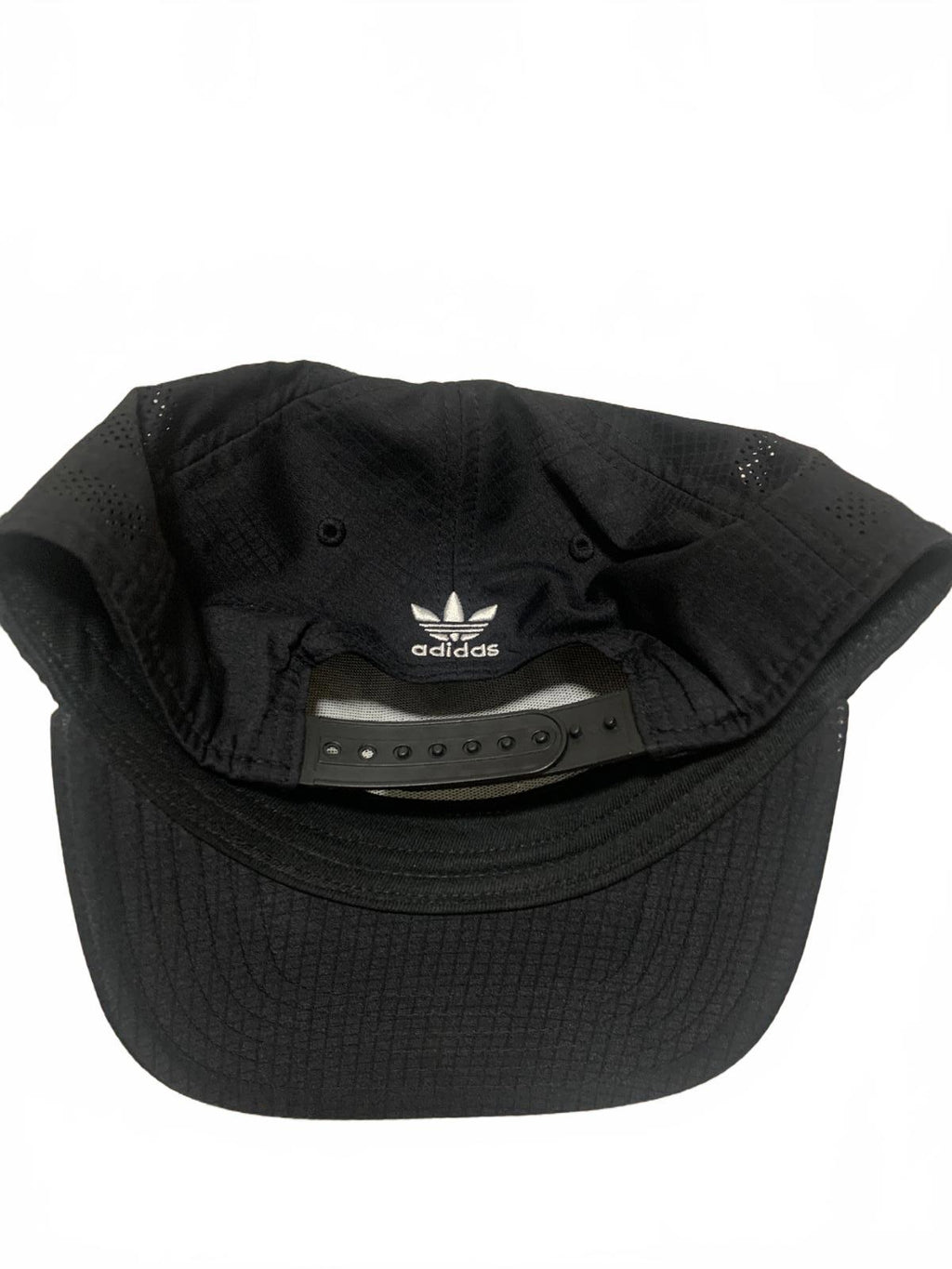 Gorra de béisbol negra con parche del logotipo de Adidas OSFA para hombre