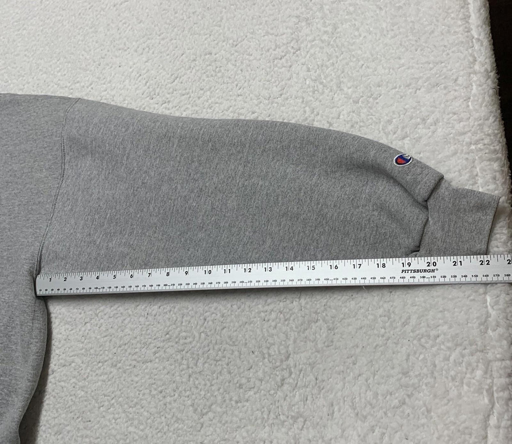 Sudadera unisex auténtica Champion XL gris Seton Hall University cuello redondo