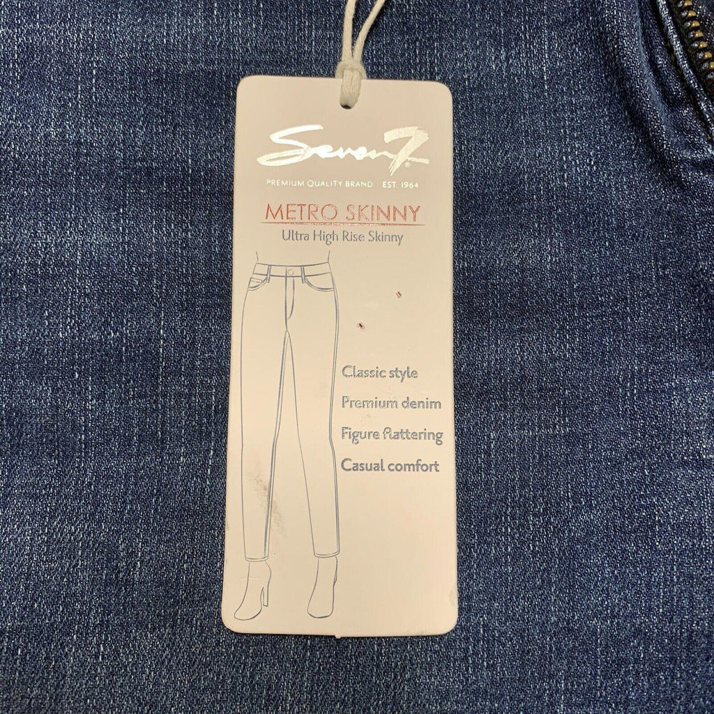 Vaqueros ajustados de tiro ultraalto Seven7 Metro