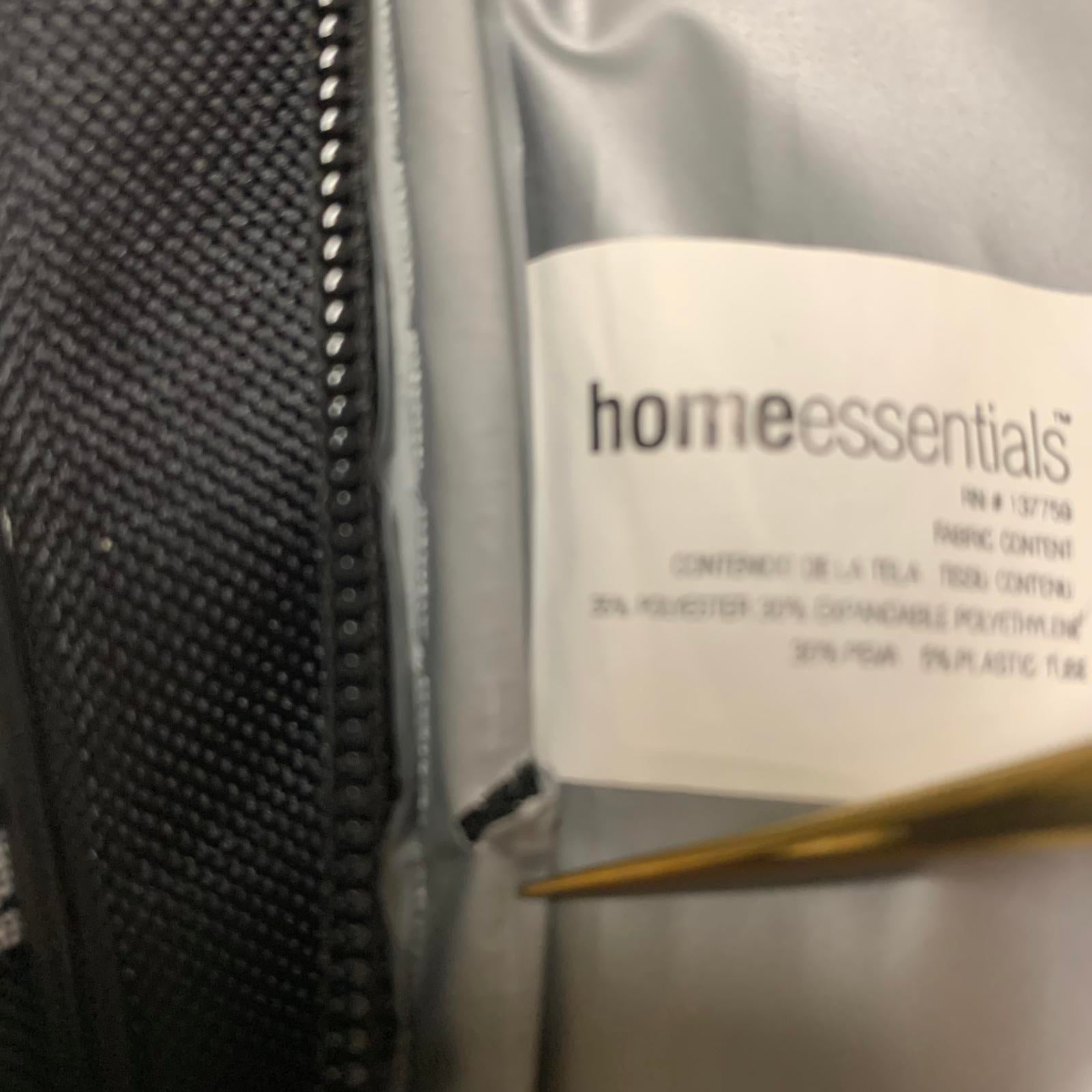 Bolsa para bandeja de comida caliente con diseño floral negro Home Essentials