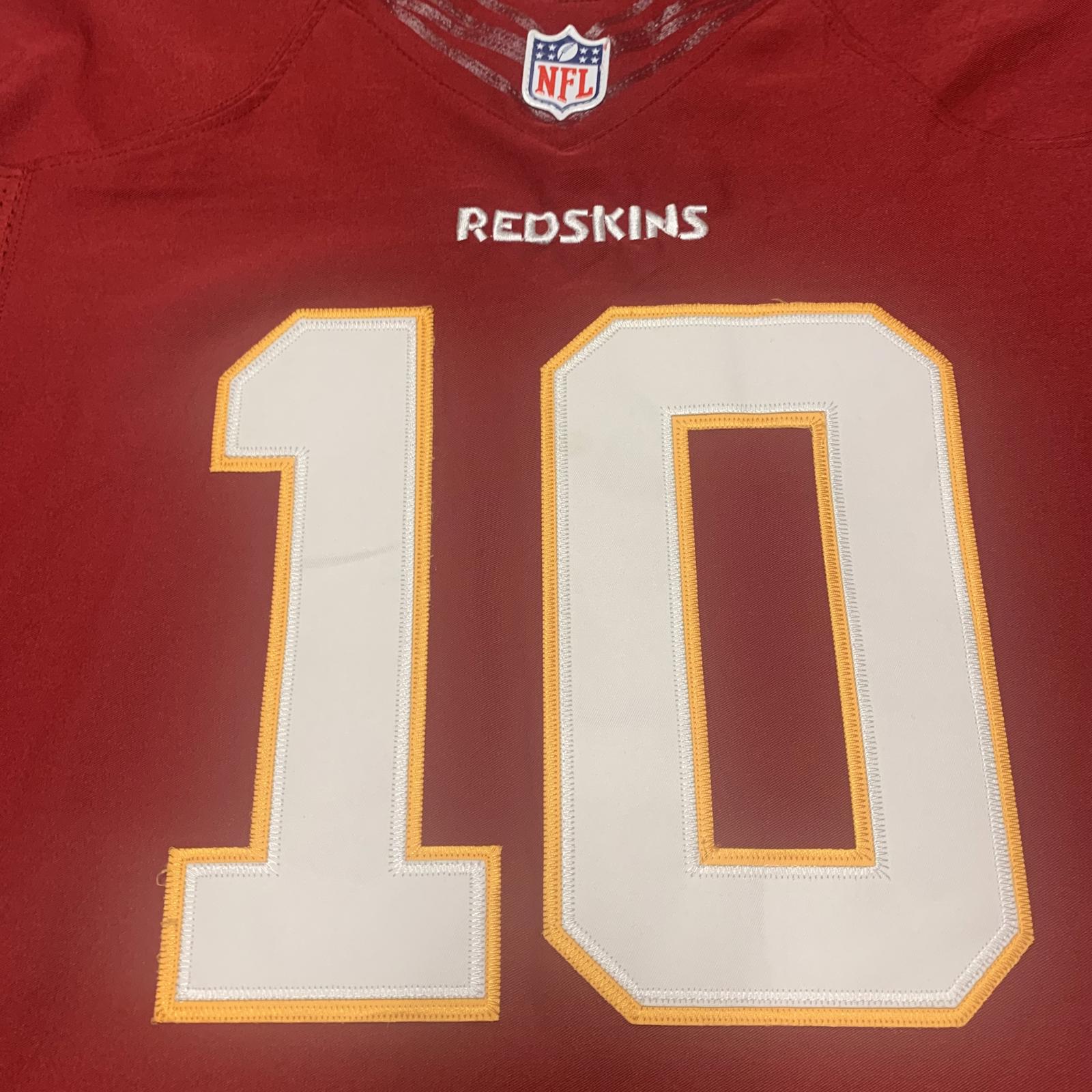 Camiseta Nike de Robert Griffin III # 10, talla 52, Washington Redskins, NFL RGIII para hombre