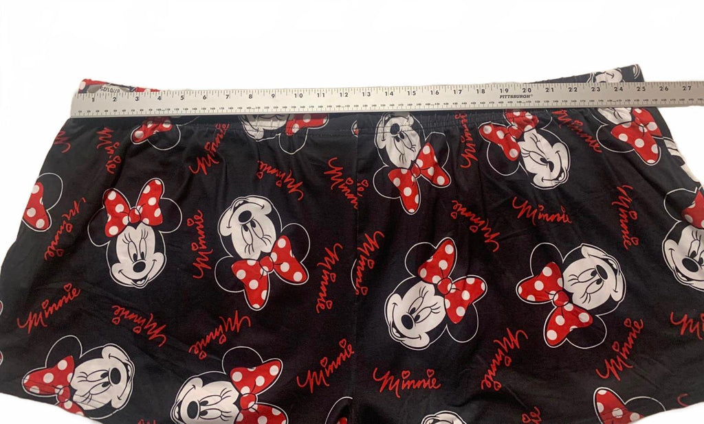 Pantalones cortos casuales de Minnie Mouse de Disney para mujer, talla 3XL