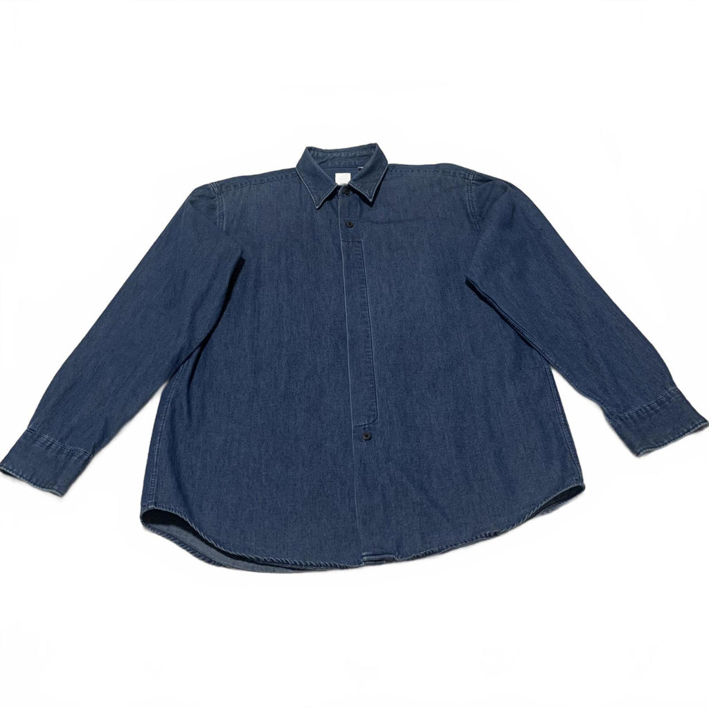 Camisa vaquera clásica VTG de los años 90 de Bill Robinson para hombre, talla M, fabricada en Hong Kong.