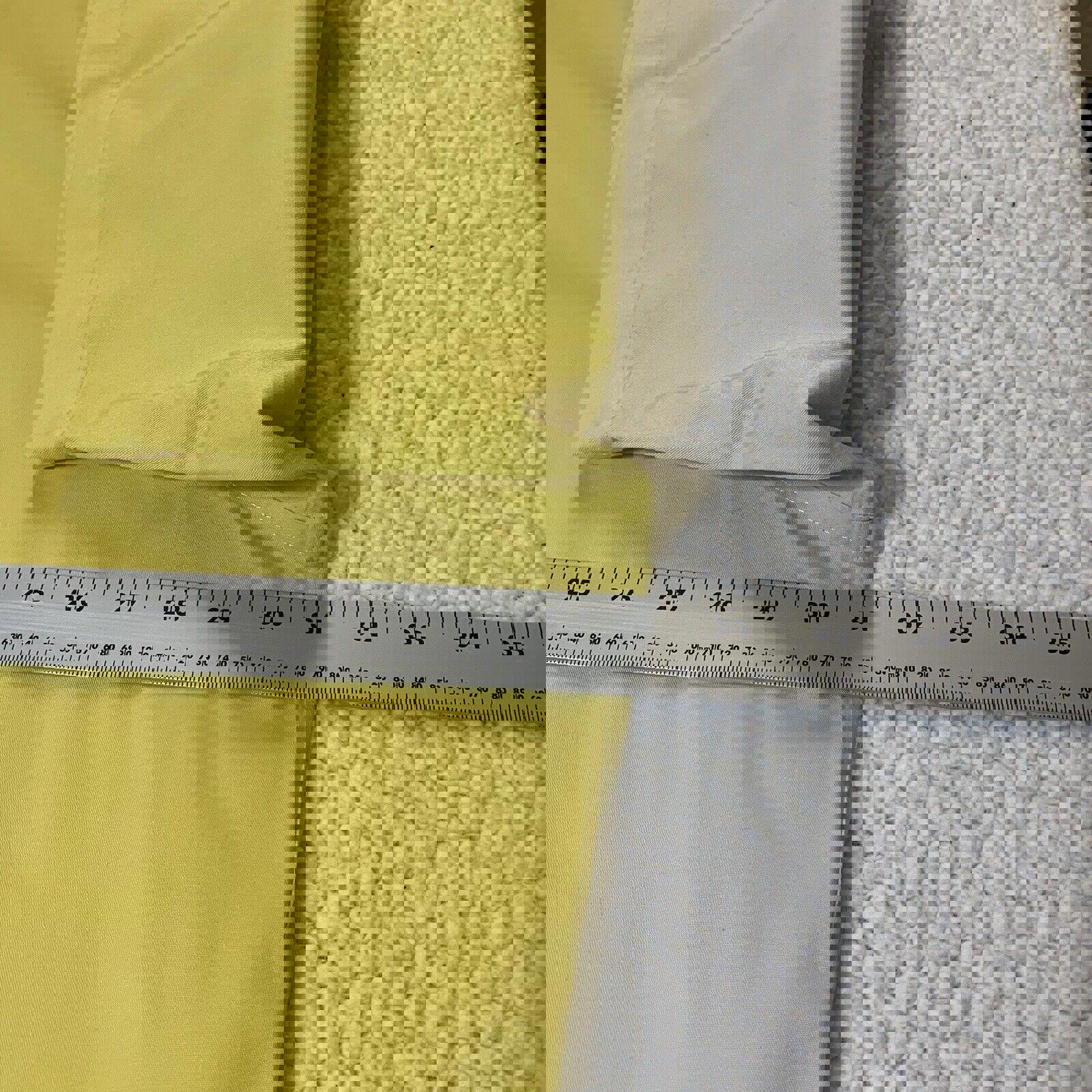 Camisa Forsyth para hombre, talla 3XL, manga corta, botones, amarillo canario