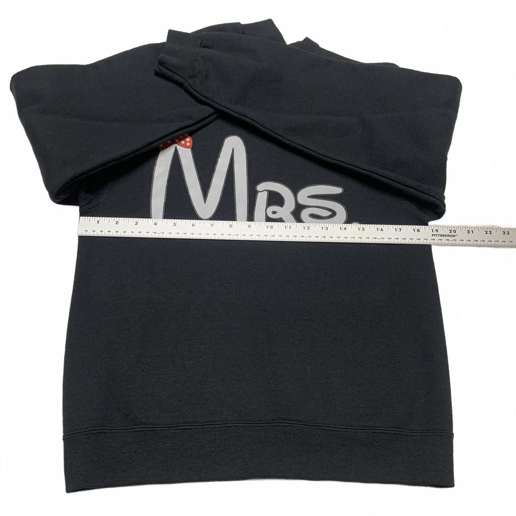 Jerzees - Sudaderas a juego para parejas, Sr. y Sra., talla pequeña, negra y grande