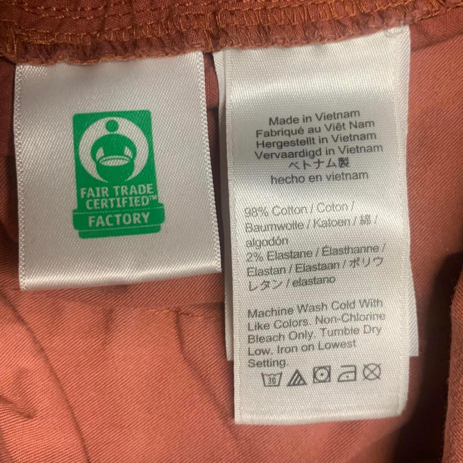 Pantalones cortos casuales J. Crew para hombre, talla extragrande, color rojo ladrillo, de algodón, con bolsillos, talla 25