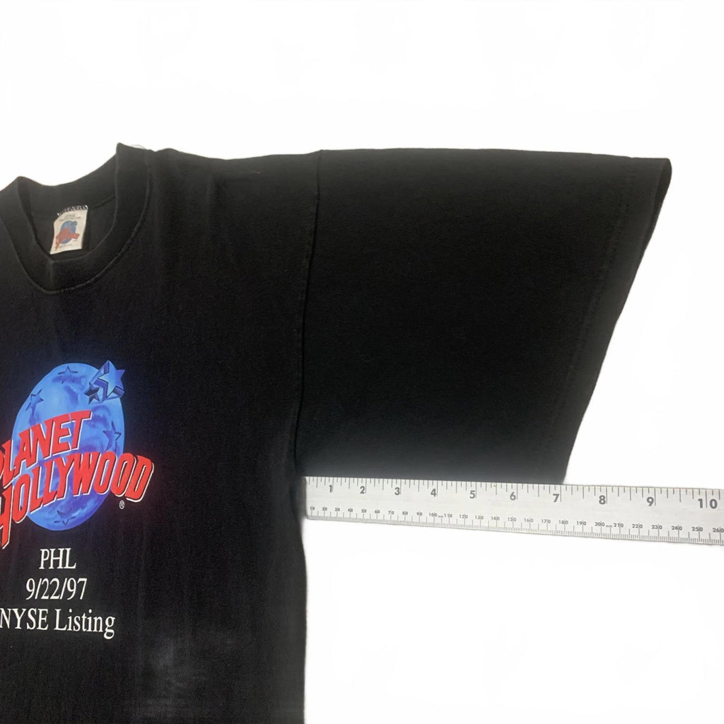 Vintage Planet Hollywood PHL 9/22/97 NYSE Listing Black T-Shirt