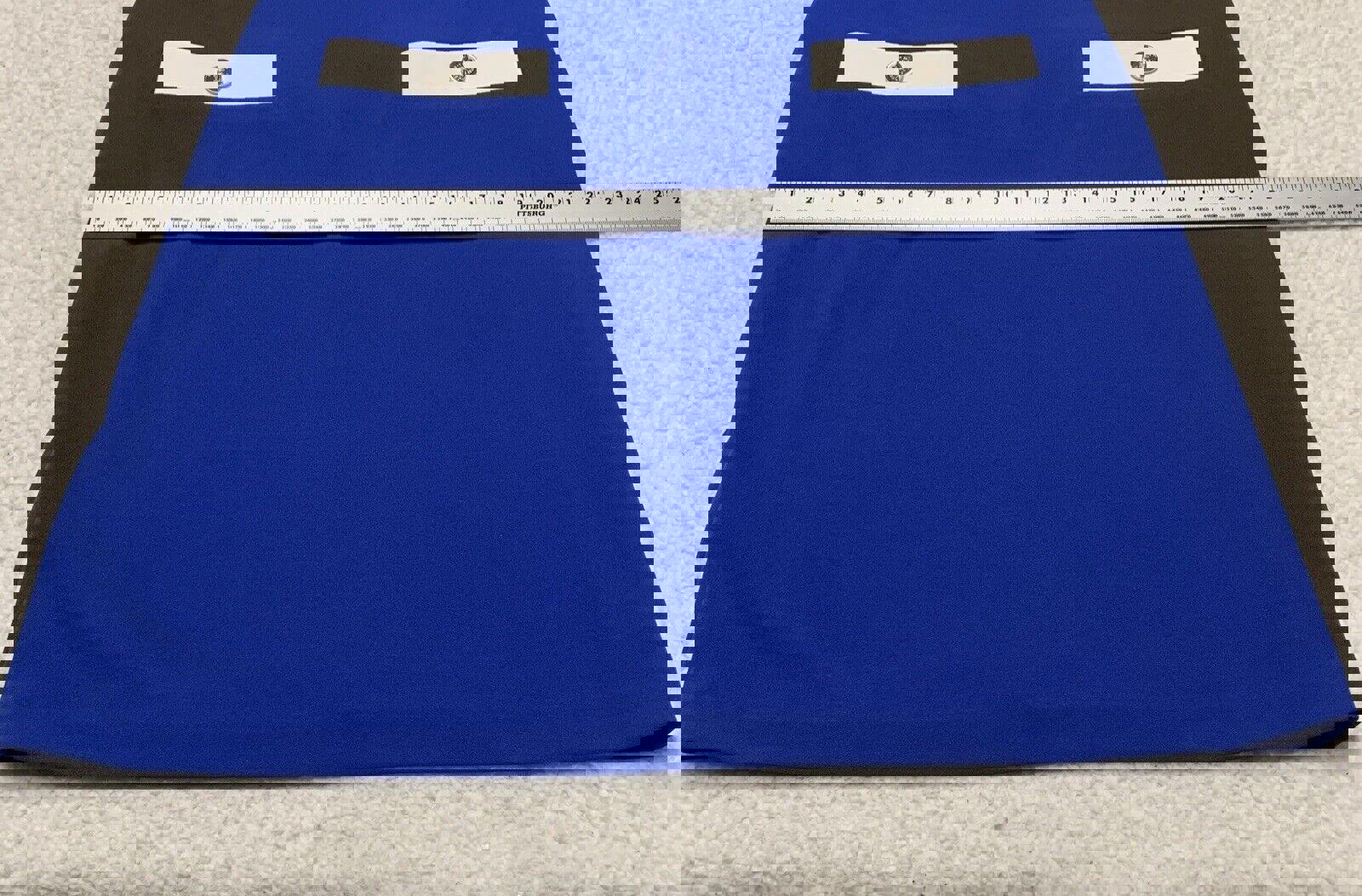 Vestido azul real de Tommy Hilfiger para mujer, talla 14