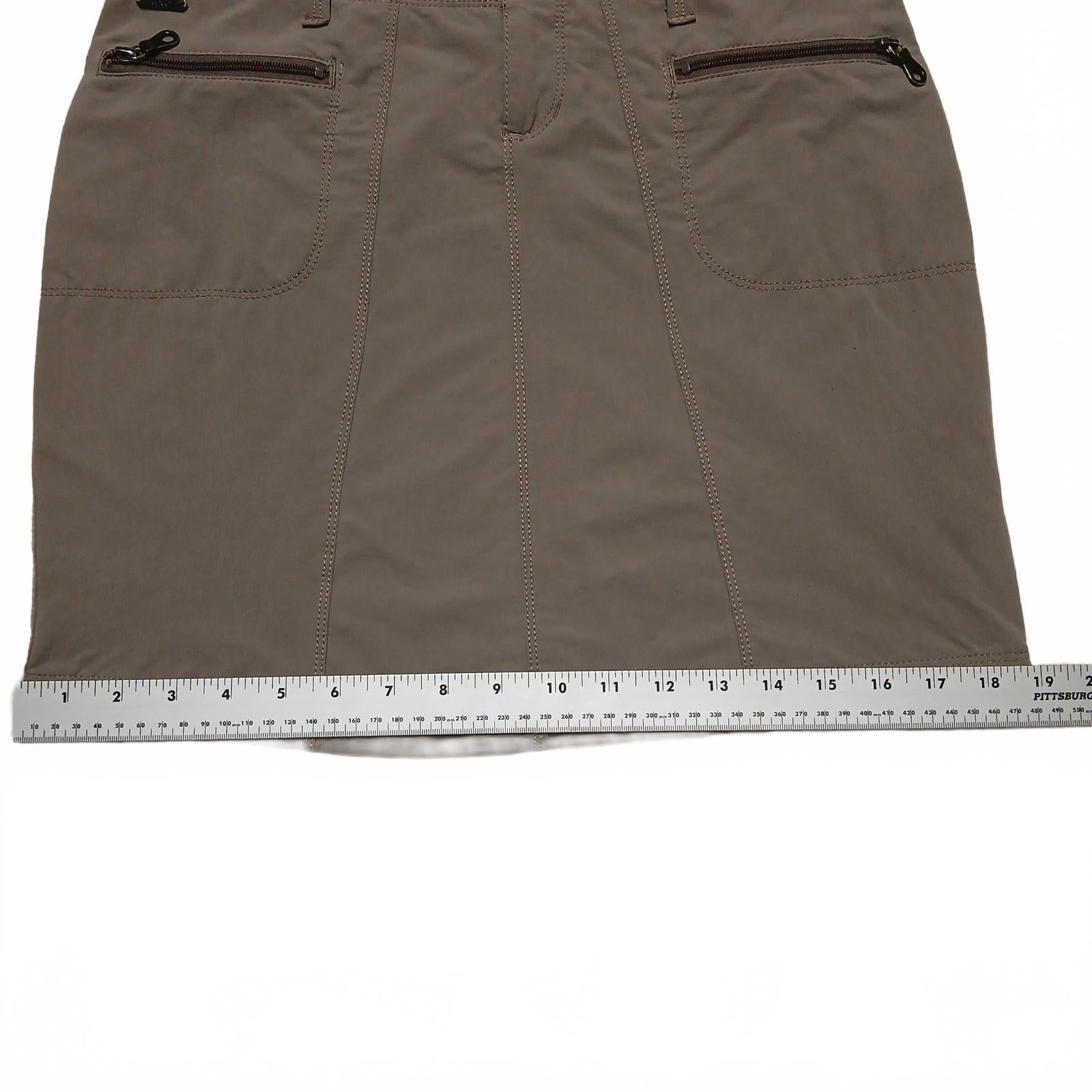 Falda informal Lole para mujer, talla 4, color caqui, para exteriores, camping, secado rápido, talla 30