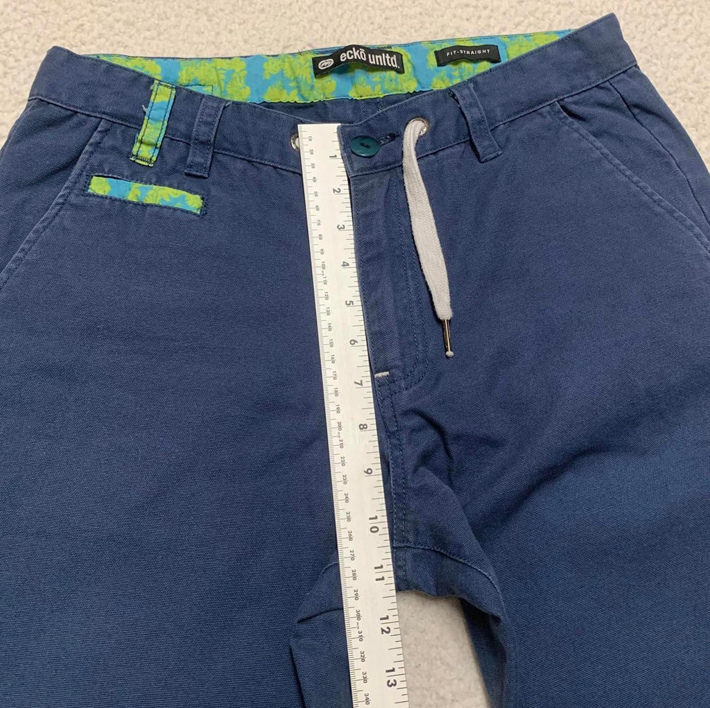 Pantalones casuales rectos Ecko Unltd. para hombre (ver medidas), color azul marino