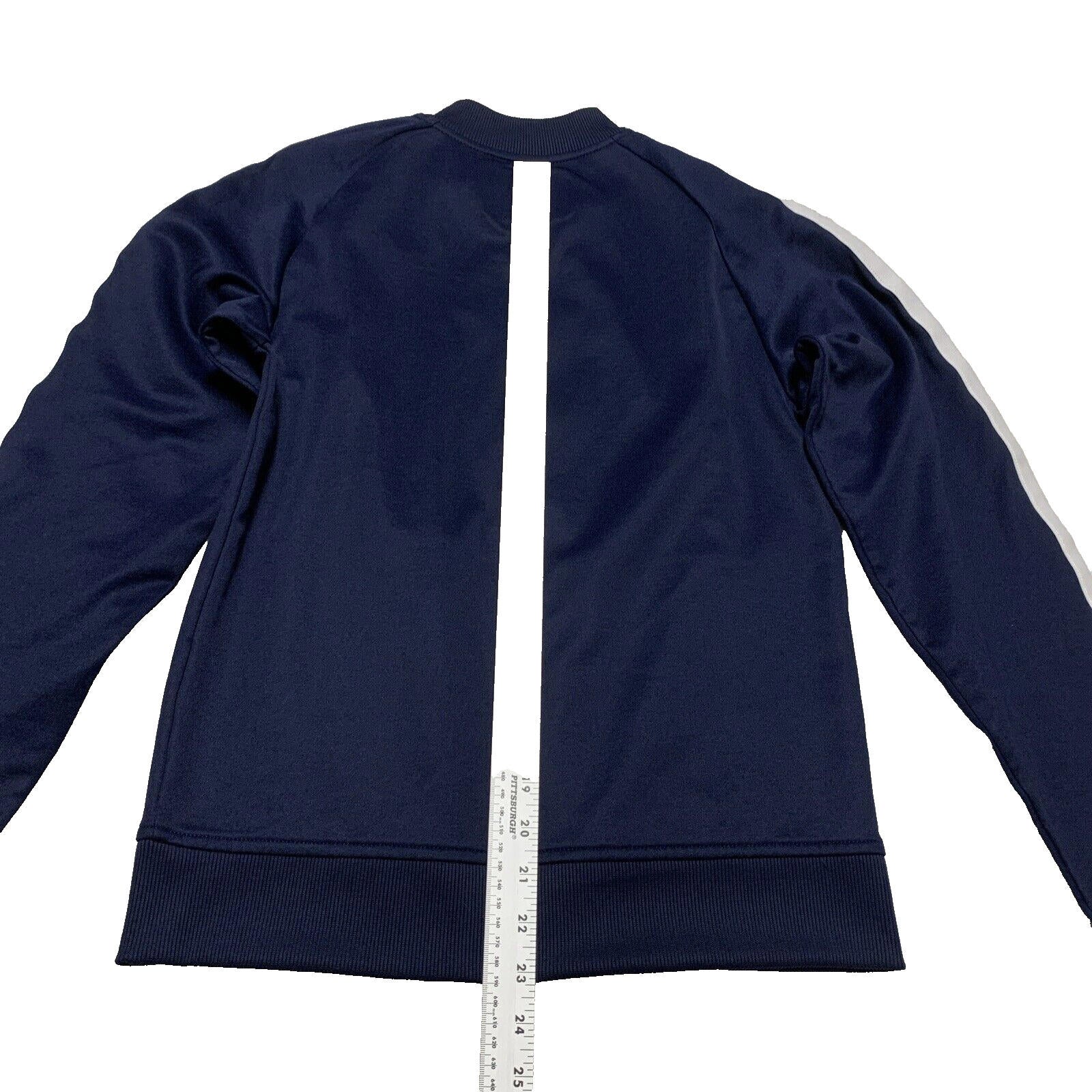 New Era Men's Size XSmall Navy Blue Jacket Varsity Track Full Zip Baseball Neck