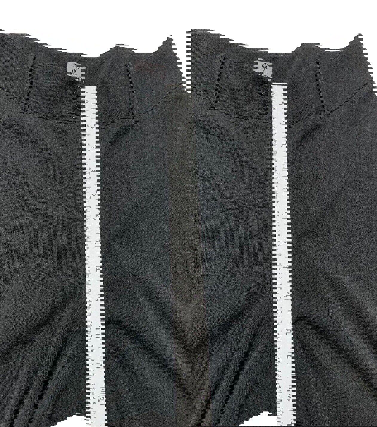 Pantalones Worthington de pierna ancha para mujer, talla 14, corte moderno, color gris