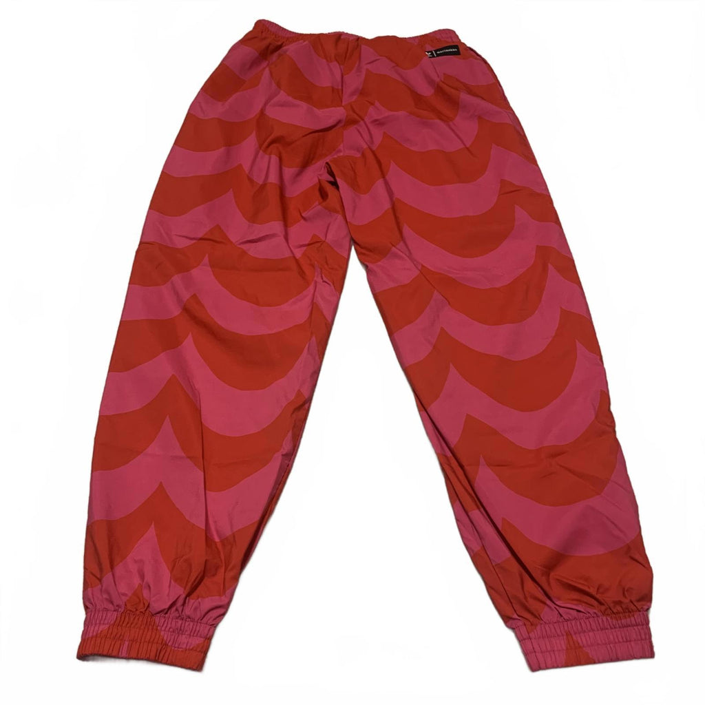 Pantalones deportivos Adidas Marimekko Primegreen para mujer, talla 8-10, color rojo fucsia