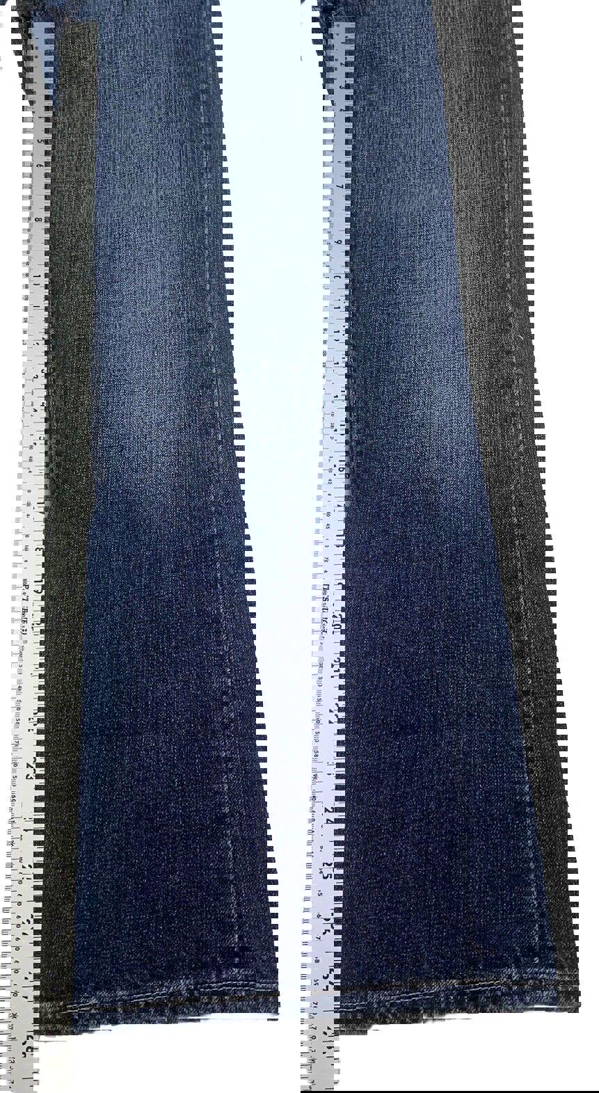Vaqueros de mezclilla de calidad X2 para hombre, talla W31 L30, corte de bota azul