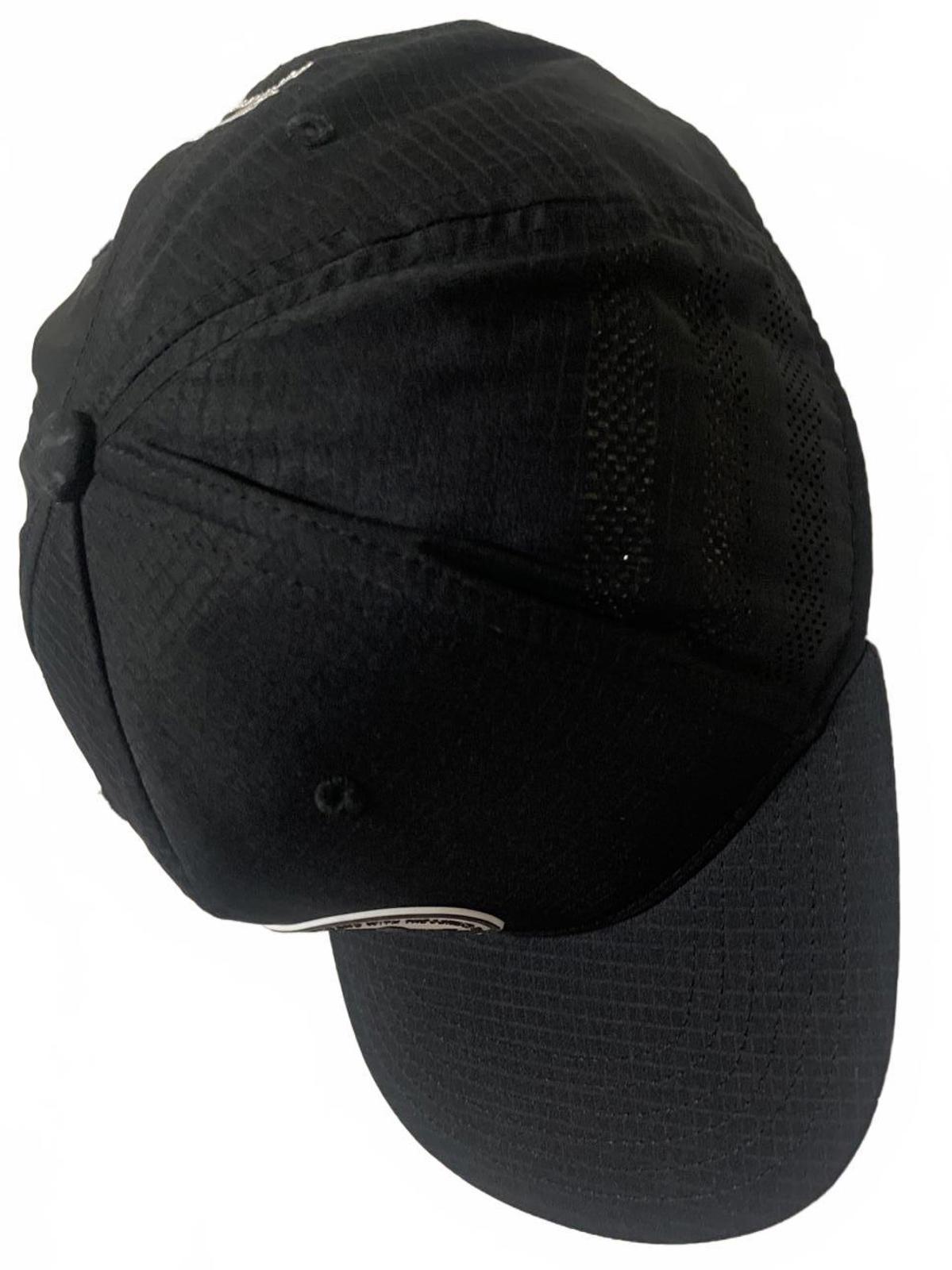 Gorra de béisbol negra con parche del logotipo de Adidas OSFA para hombre