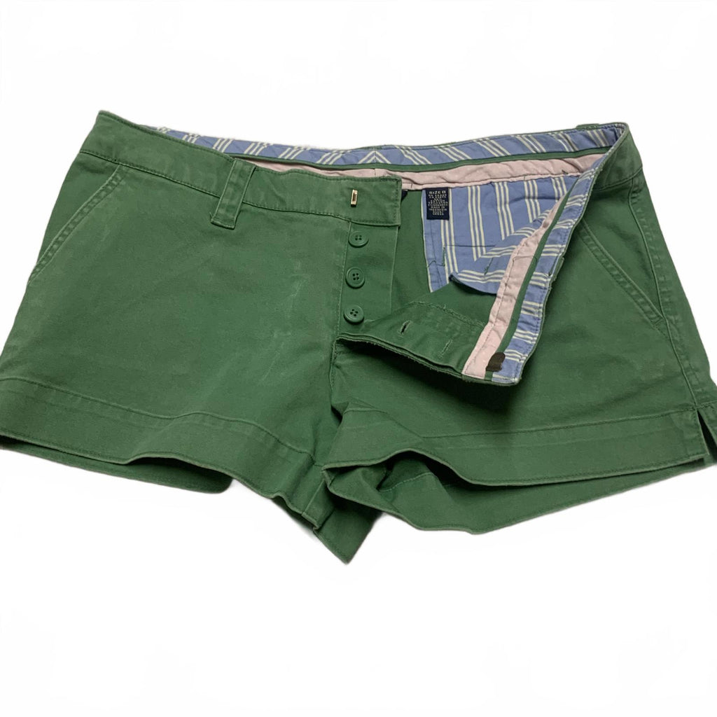 Pantalones cortos de verano verdes American Eagle para mujer, talla 8, W33