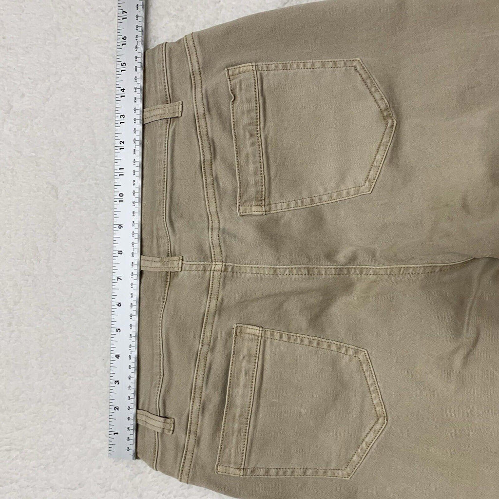 Vaqueros Nic+Zoe para mujer, talla 32, color tostado, con parche en el bolsillo delantero, color beige