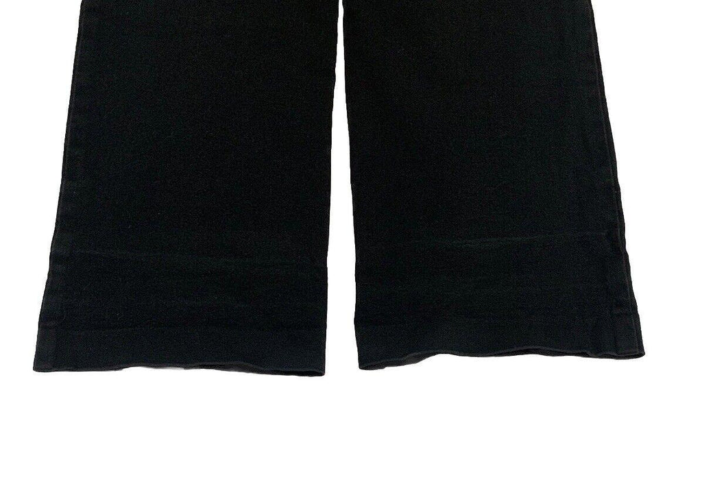 Pantalones chinos Lauren Ralph Lauren para mujer, talla 8, pierna recta, negros
