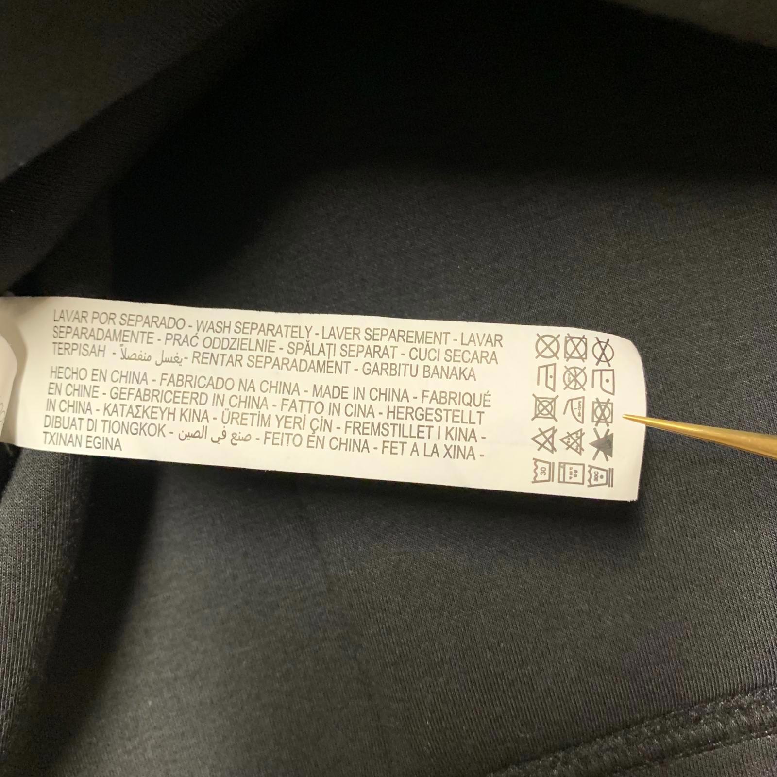 Sudadera con capucha y cremallera negra informal para mujer, talla grande, de ZARA