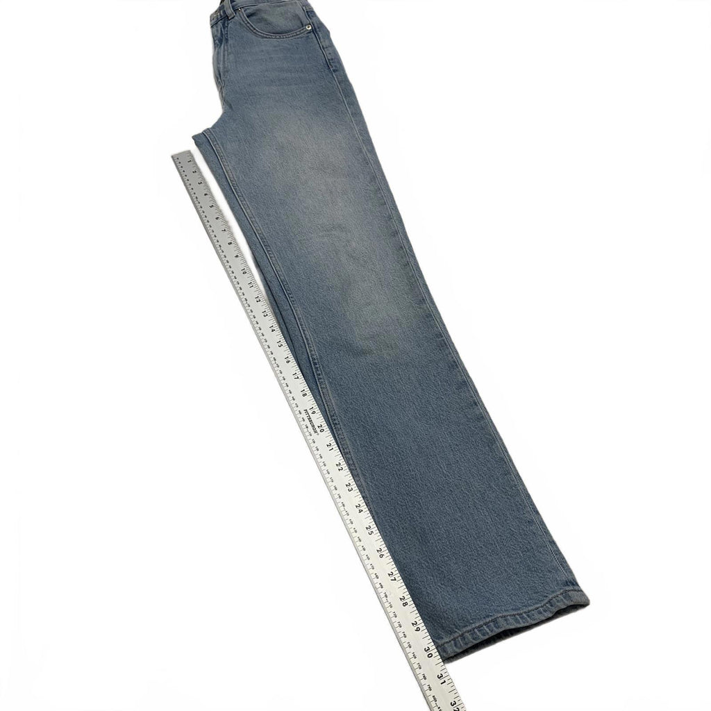 Vaqueros de mujer ASOS DESIGN, talla 25/36, denim azul, cintura alta, 25 x 30,5 (talla real)