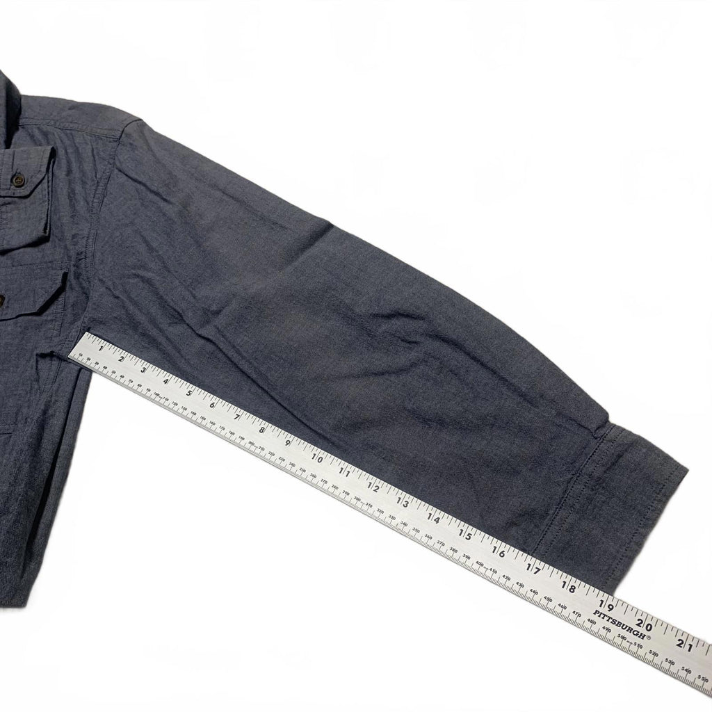 Camisa de trabajo Carhartt Chambray con botones, color azul lavado, talla grande para hombre