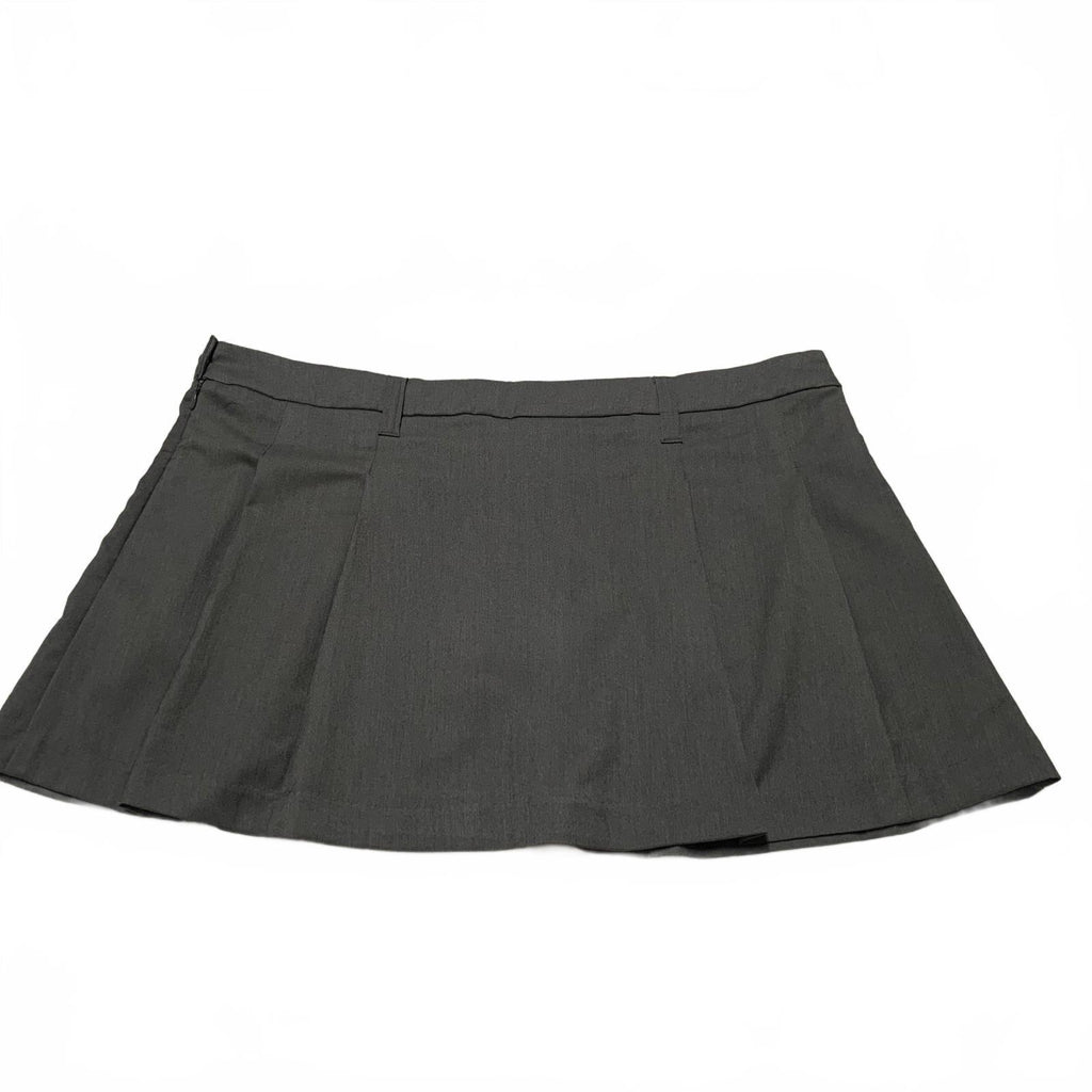 Minifalda plisada gris para mujer, talla XL, colección Conscious de H&amp;M, W42