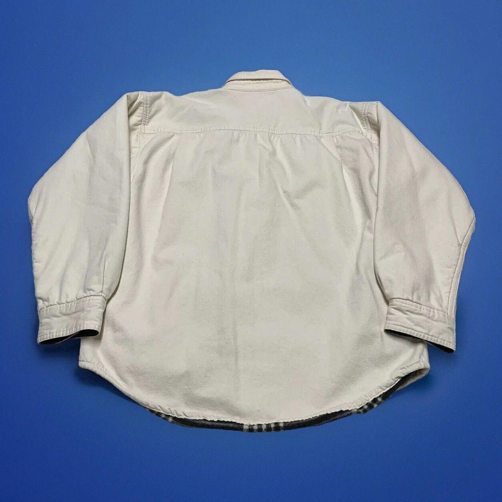 Camisa Berkley &amp; Jensen con forro blanco hueso grande para hombre