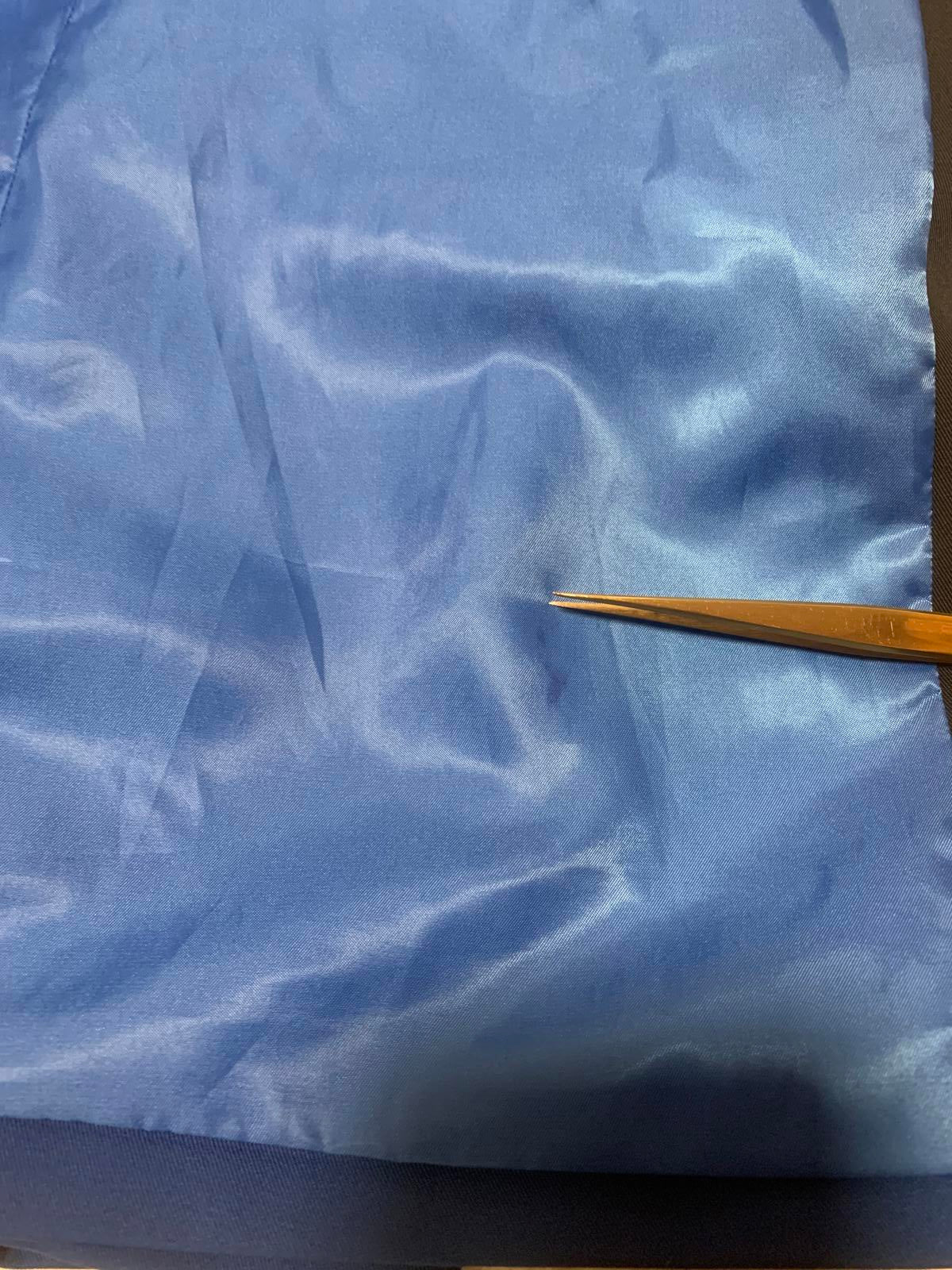 Man boohooMan Men's Size 38 Royal Blue Double Breasted Blazer Silver Buttons