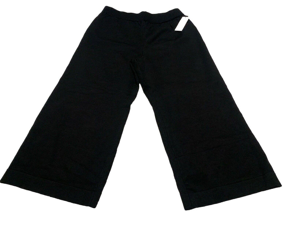 Pantalones cortos negros de pierna ancha estilo gaucho de Dex Clothing para mujer, talla extra grande