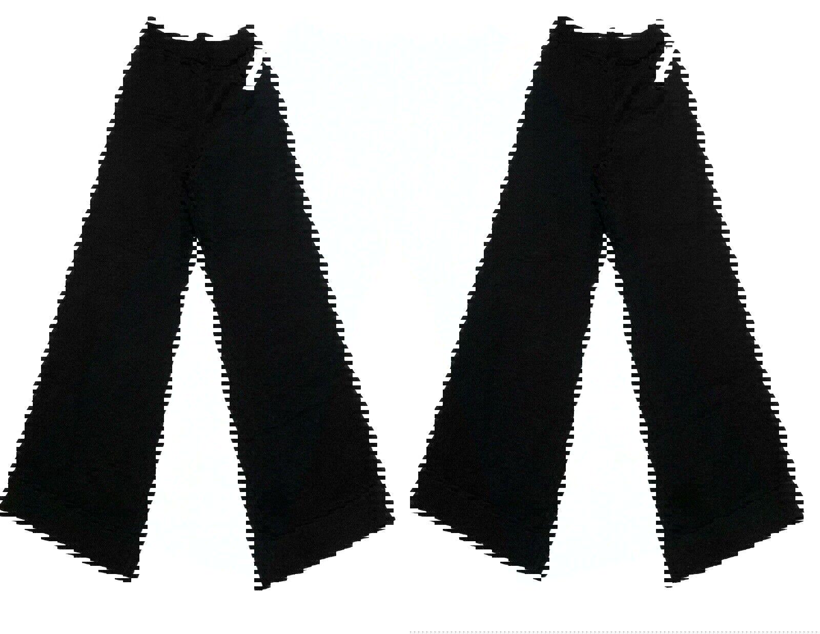 Pantalones cortos negros de pierna ancha estilo gaucho de Dex Clothing para mujer, talla extra grande