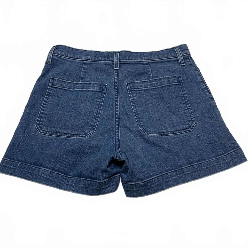 Shorts vaqueros de cintura alta con botones y bragueta de J. Crew para mujer, talla 29