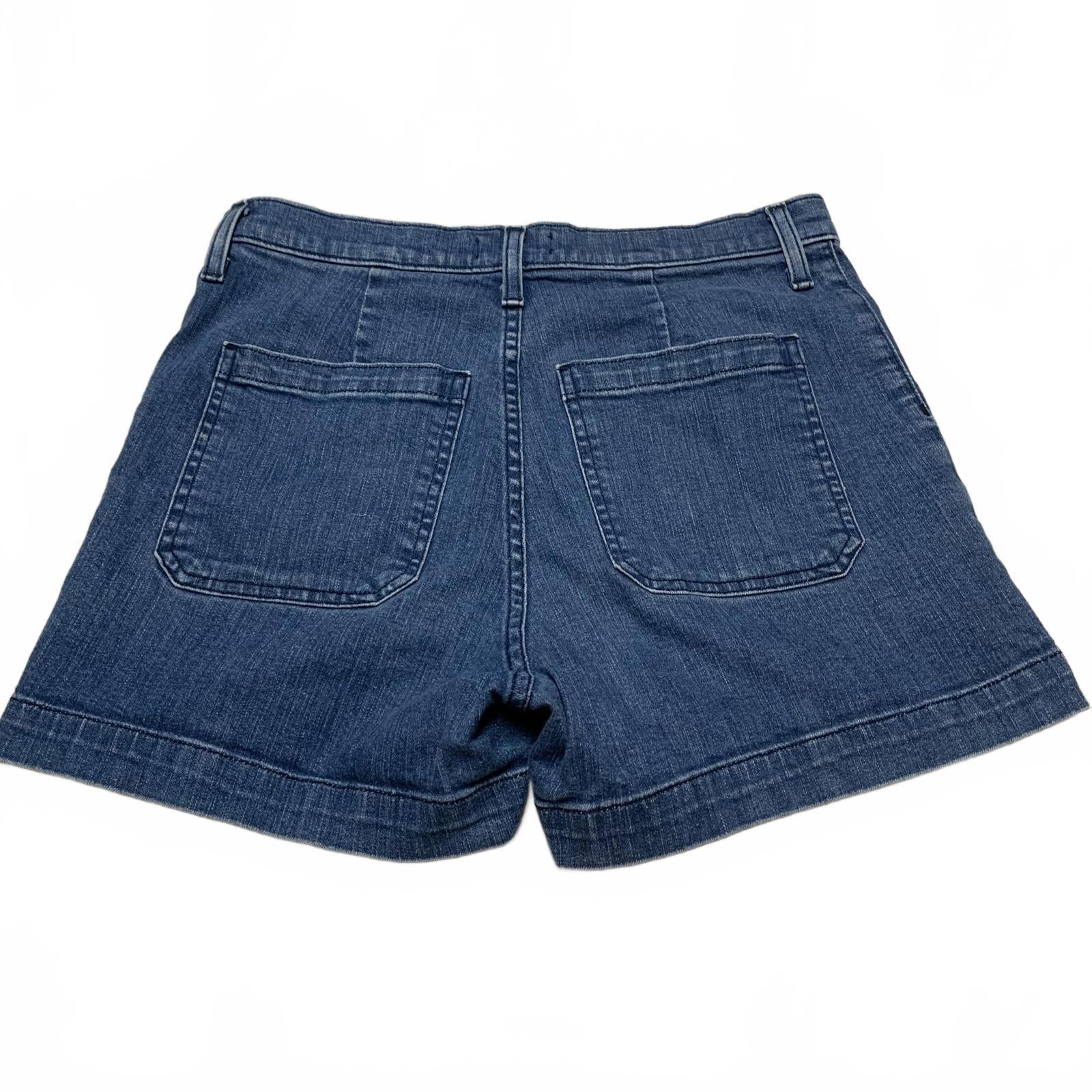 Shorts vaqueros de cintura alta con botones y bragueta de J. Crew para mujer, talla 29