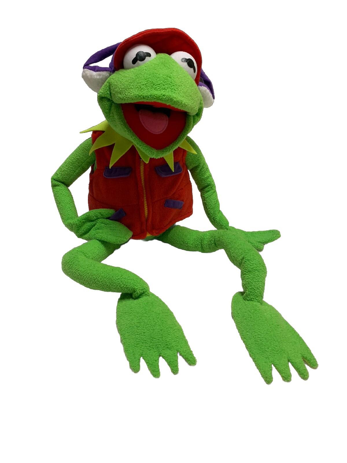 Macy's Muppets Kermit the Frog Frogtographer Photographer Plush 26