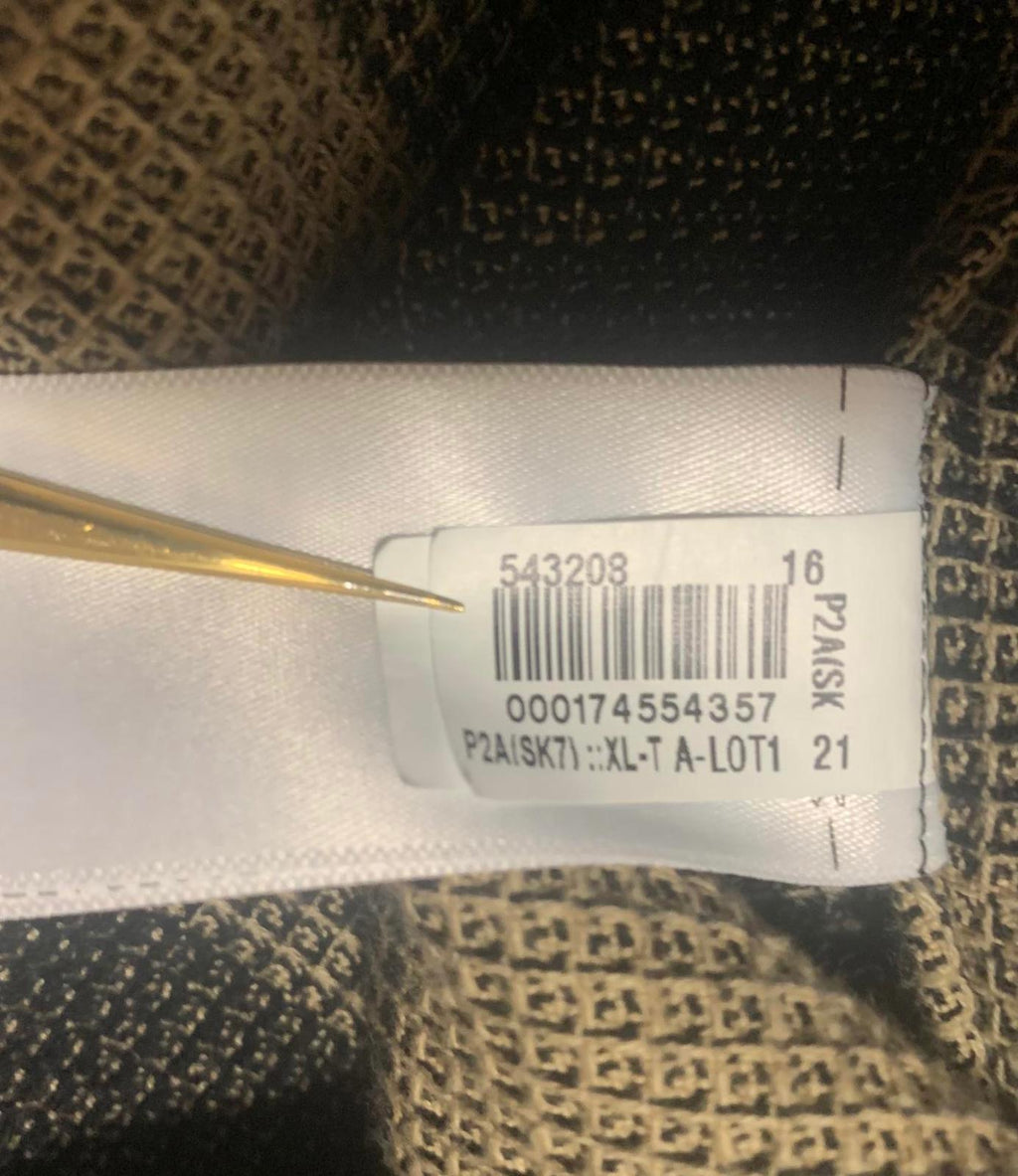 Camisa de botones de corte estándar de GAP para hombre, talla XL, color oliva y negro, con cuadros estilo búfalo