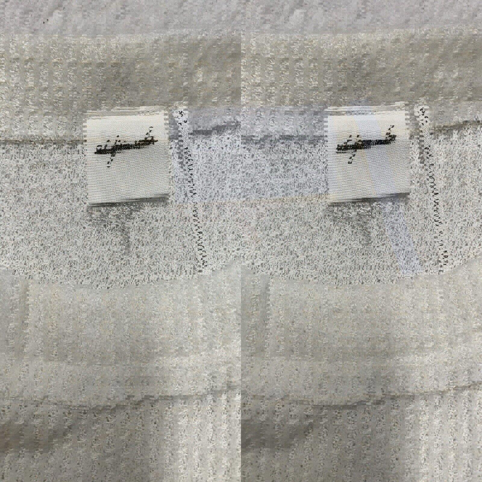 Top de capas de punto gofre extragrande color marfil para mujer de Out From Under UO XS con abertura