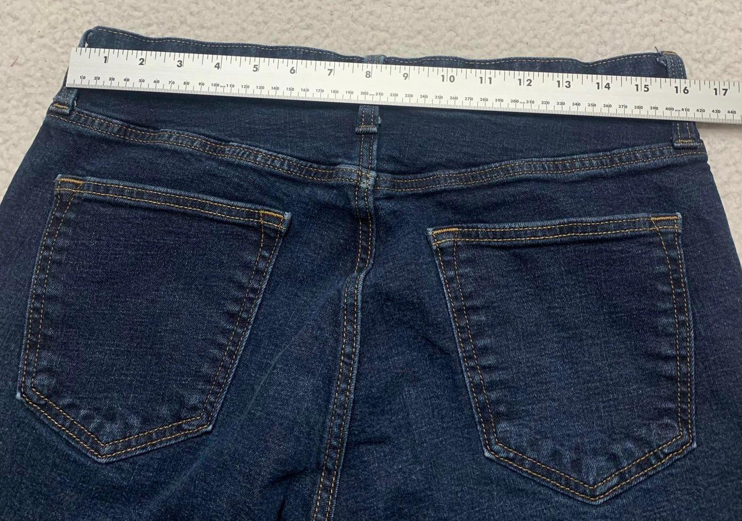 Old Navy Men’s Sz 34x30 dark Blue Wash Slim Fit Jeans 32 x 29 Actual