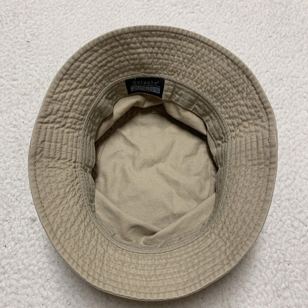 Gorra unisex Gelante beige, 100 % algodón, plegable, para pesca, caza, verano y viajes.