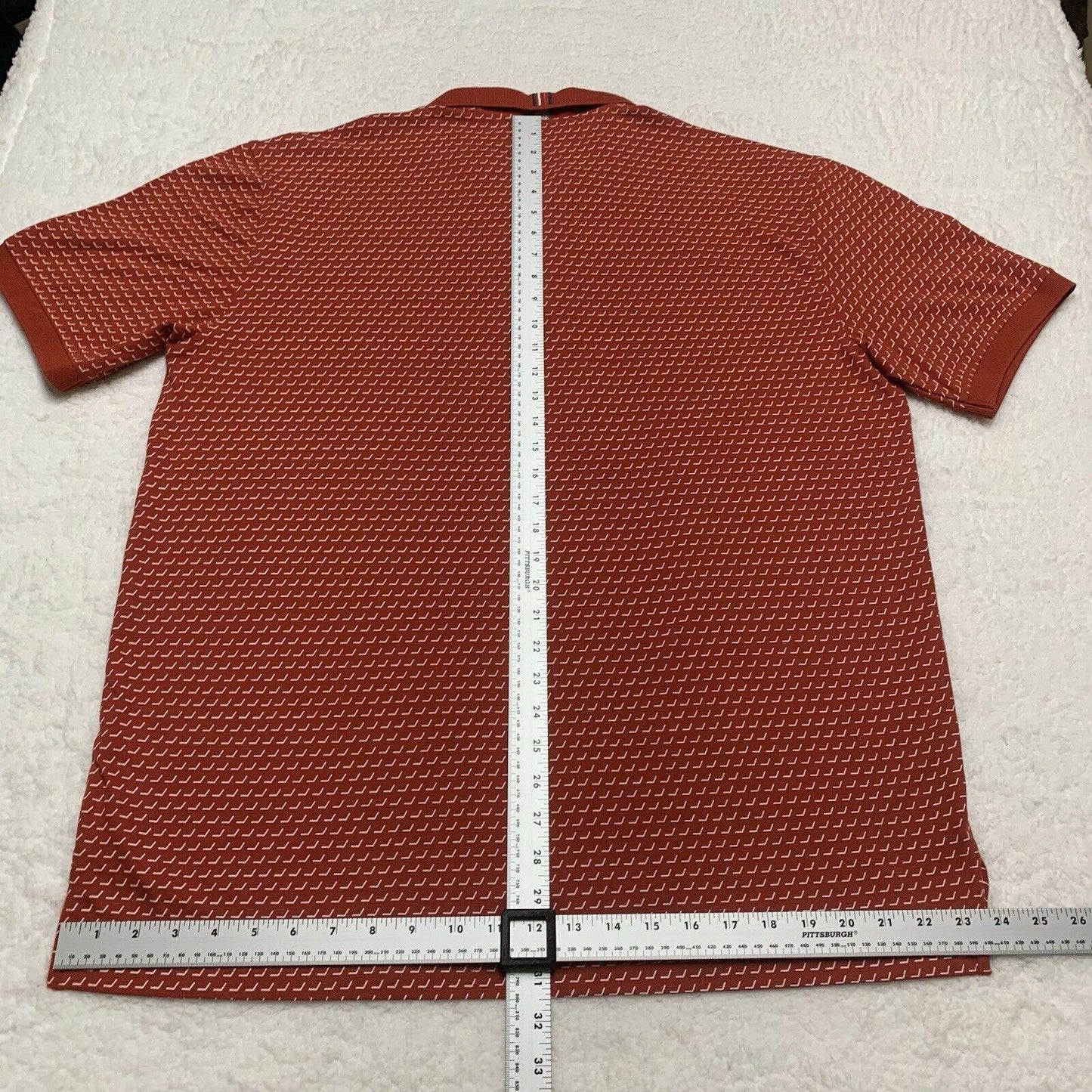 Tommy  Hilfiger Men’s XXL XXG TTG Polo Shirt Red/Orange
